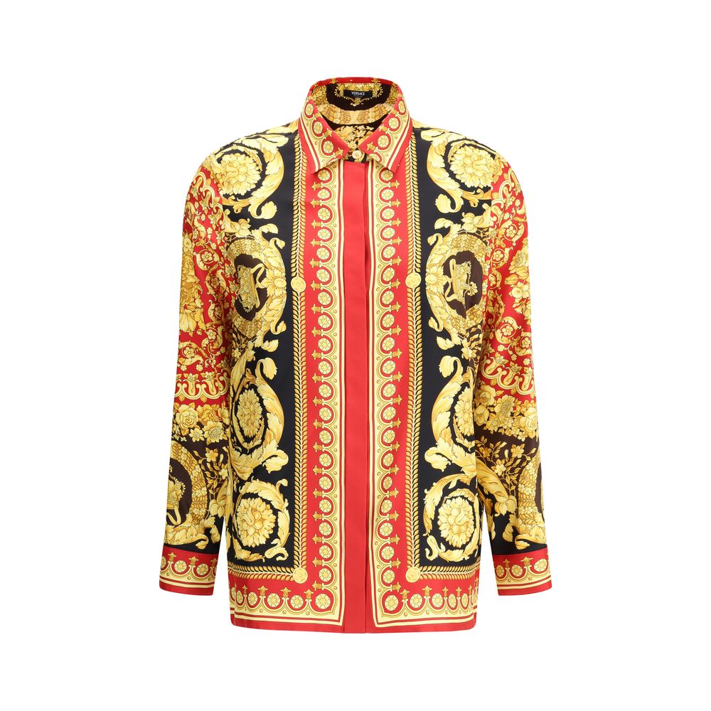 Versace Pure silk Shirt $2477.00 Versace Luzworld