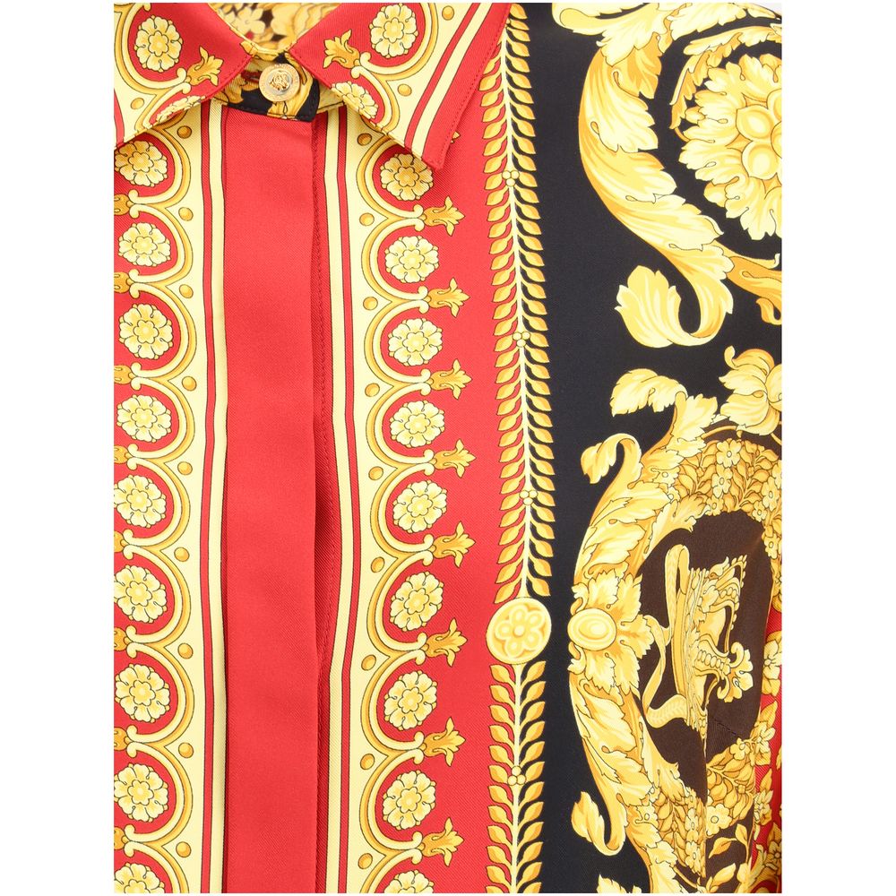 Versace Pure silk Shirt $2477.00 Versace Luzworld