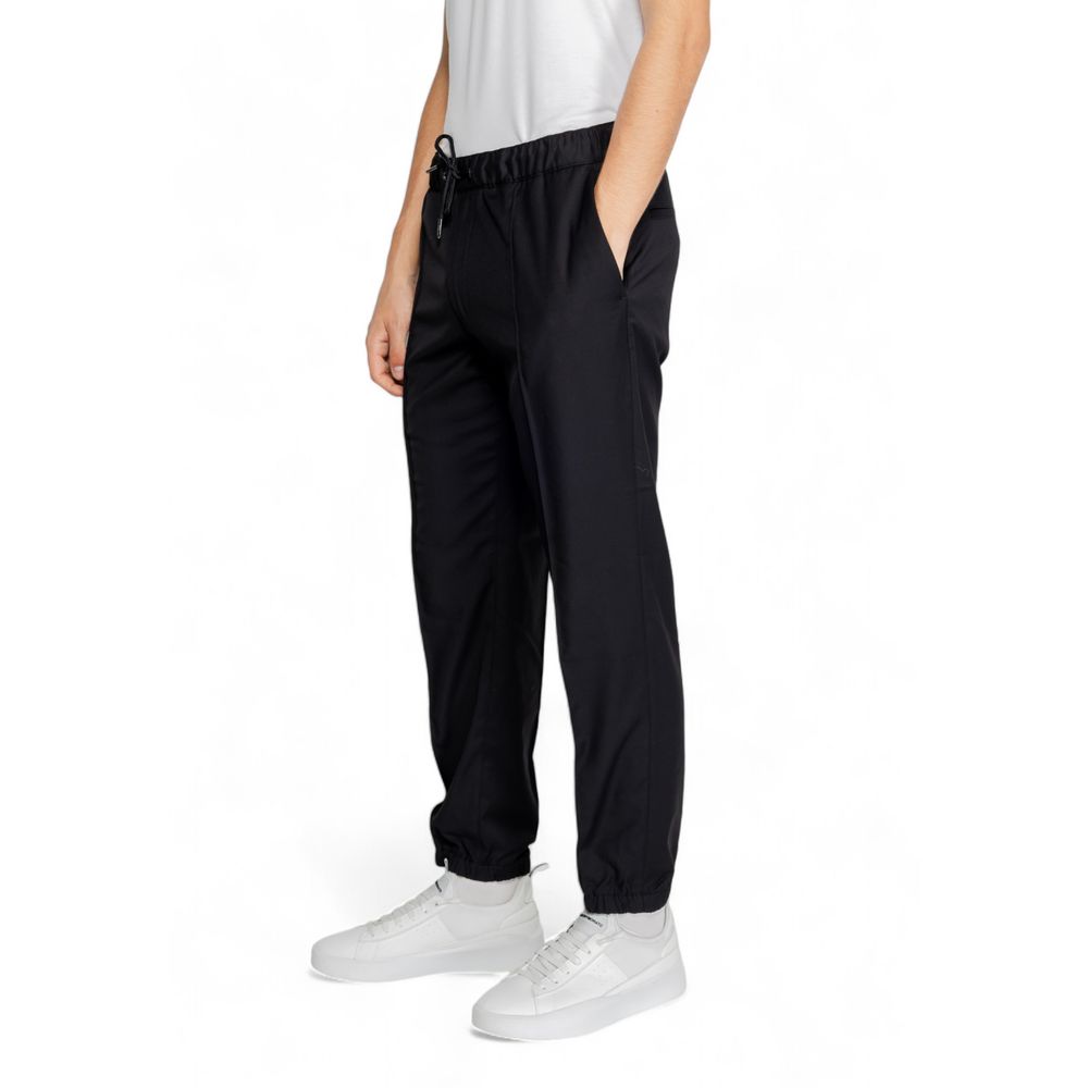Armani Exchange Black Polyester Pant $243.00 Armani Exchange Luzworld