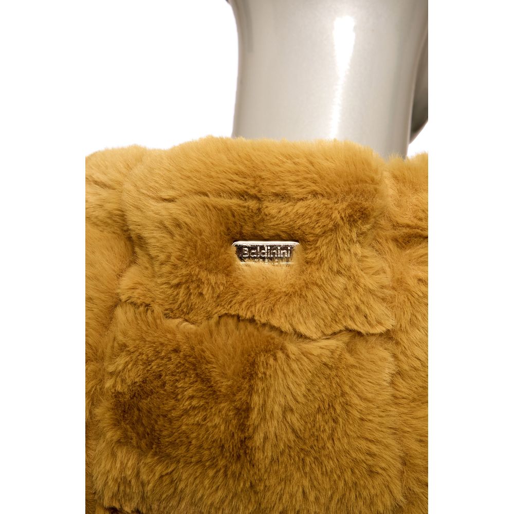 Baldinini Trend Yellow Polyester Women Jacket $586.00 Baldinini Trend Luzworld