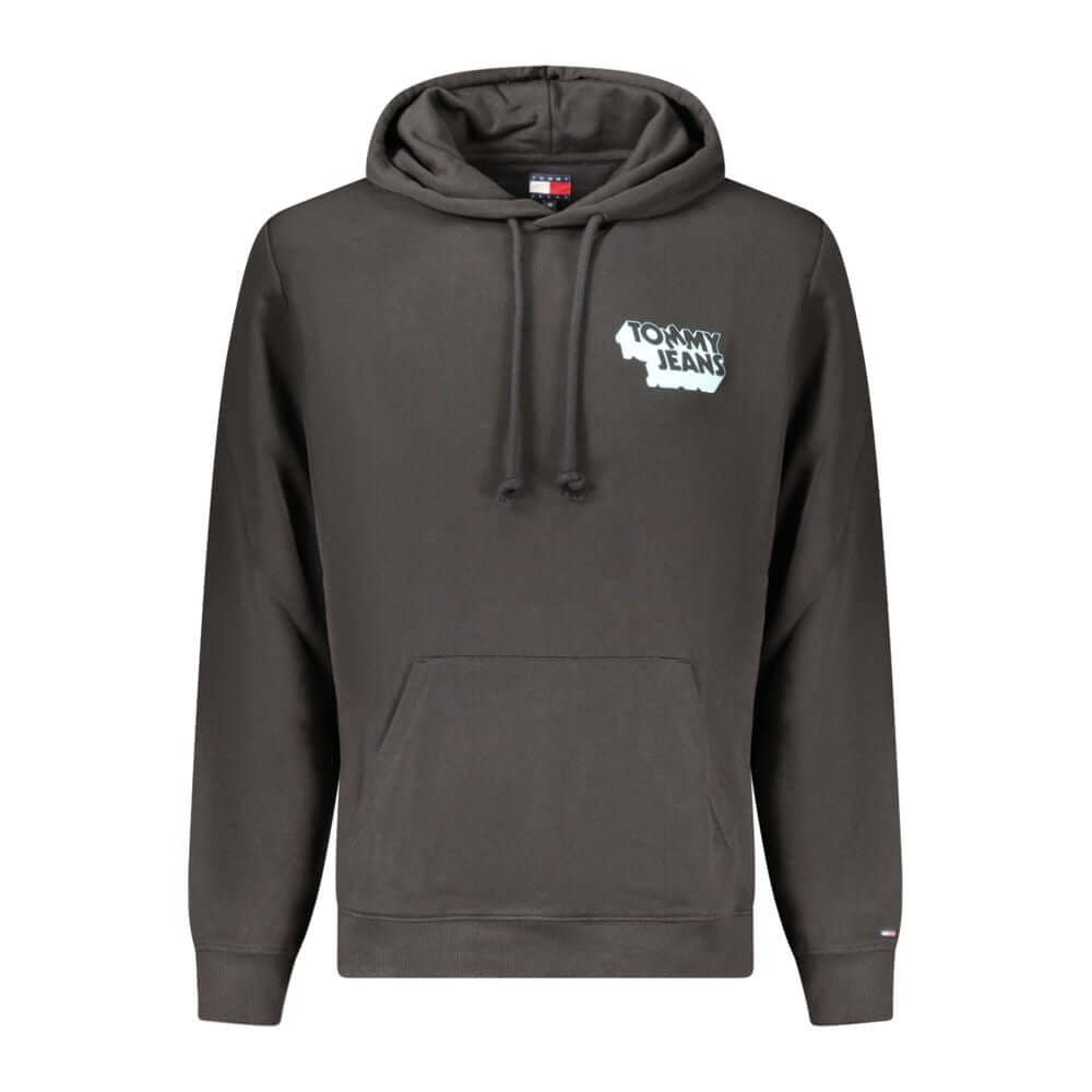 Tommy Hilfiger Black Cotton Men Sweater $222.00 Tommy Hilfiger Luzworld