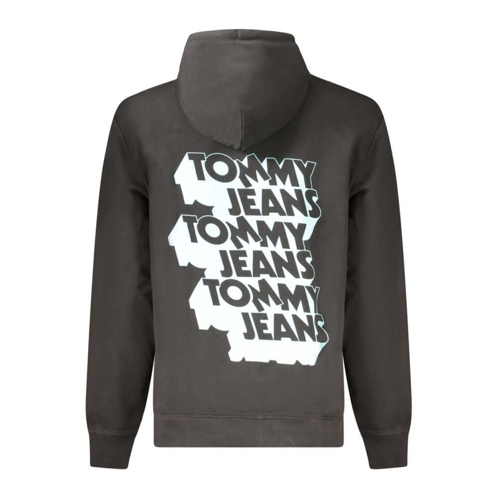 Tommy Hilfiger Black Cotton Men Sweater $222.00 Tommy Hilfiger Luzworld