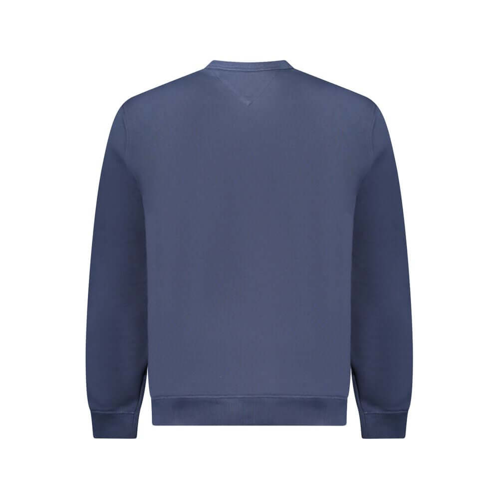 Tommy Hilfiger Blue Cotton Men Sweater $222.00 Tommy Hilfiger Luzworld