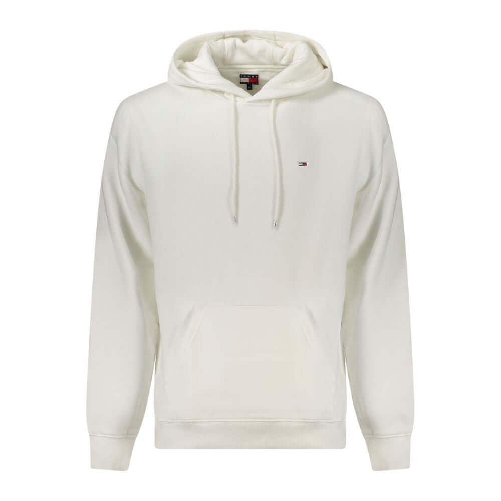 Tommy Hilfiger White Cotton Men Sweater $206.00 Tommy Hilfiger Luzworld
