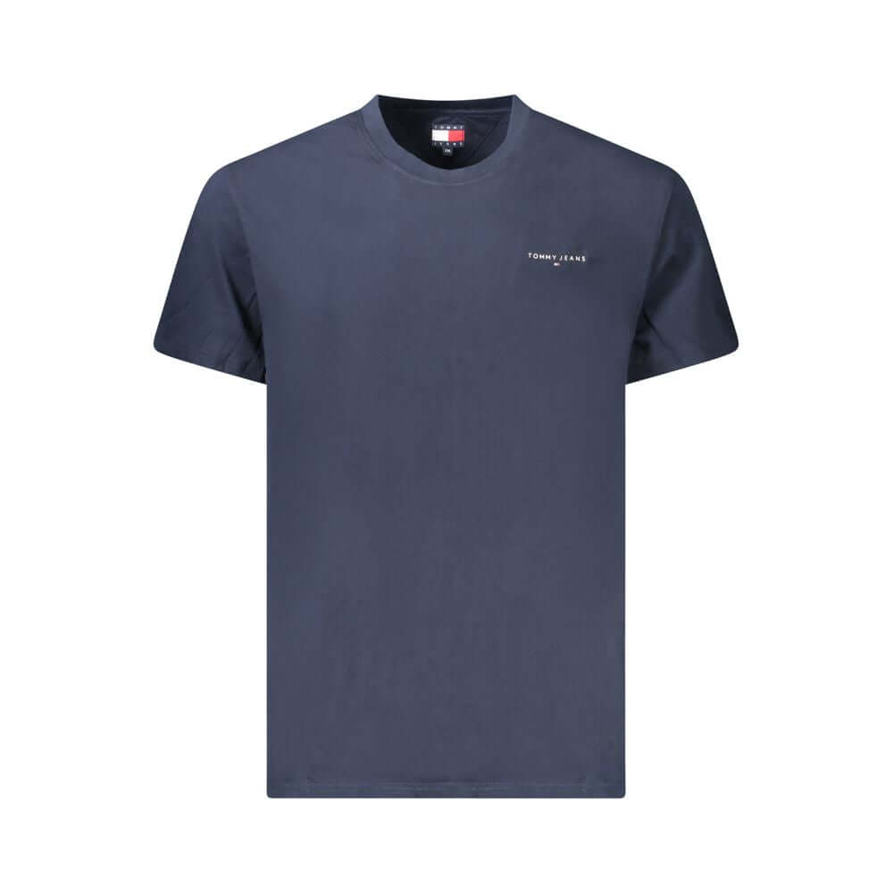 Tommy Hilfiger Blue Cotton Men T-Shirt $124.00 Tommy Hilfiger Luzworld