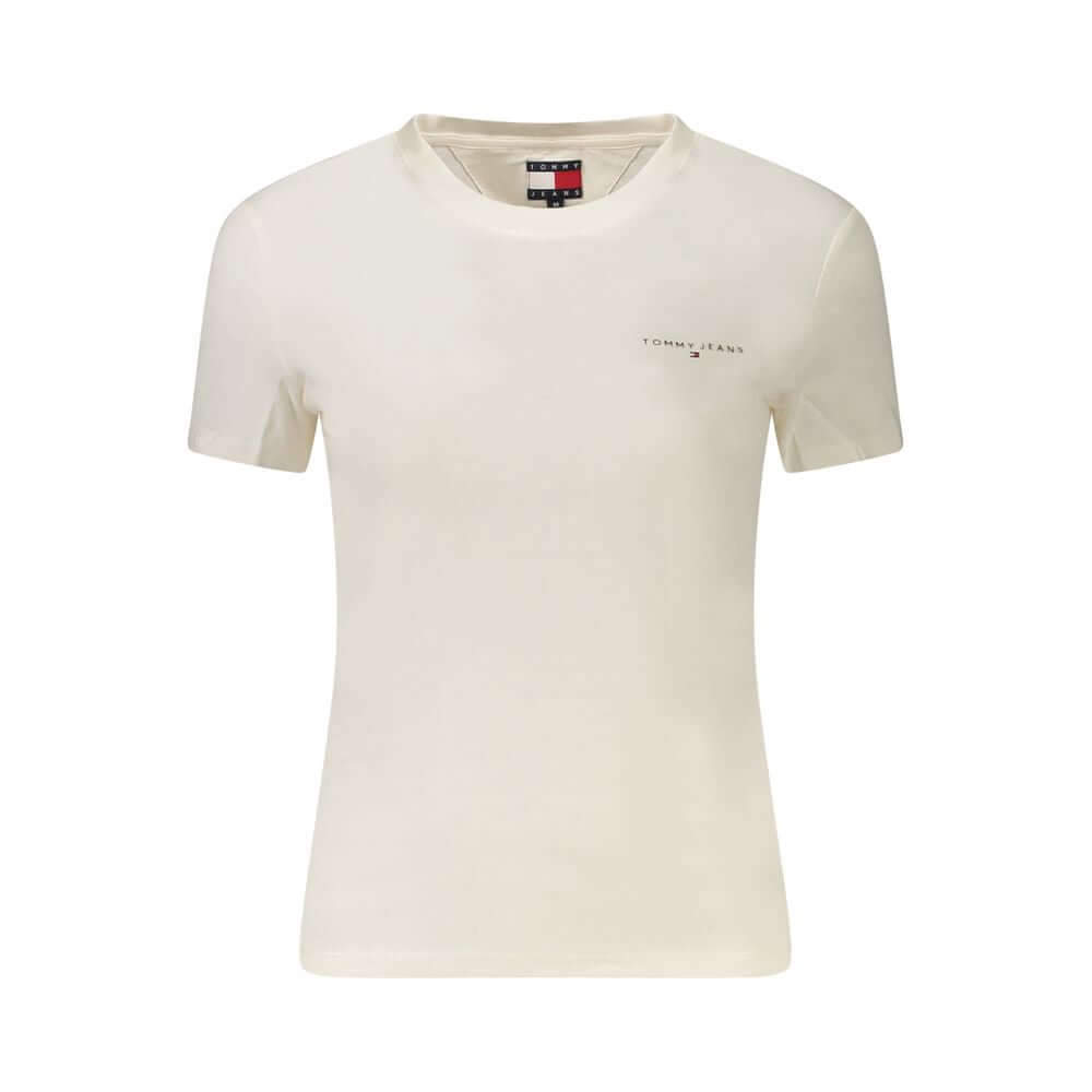 Tommy Hilfiger White Cotton Women T-Shirt $124.00 Tommy Hilfiger Luzworld