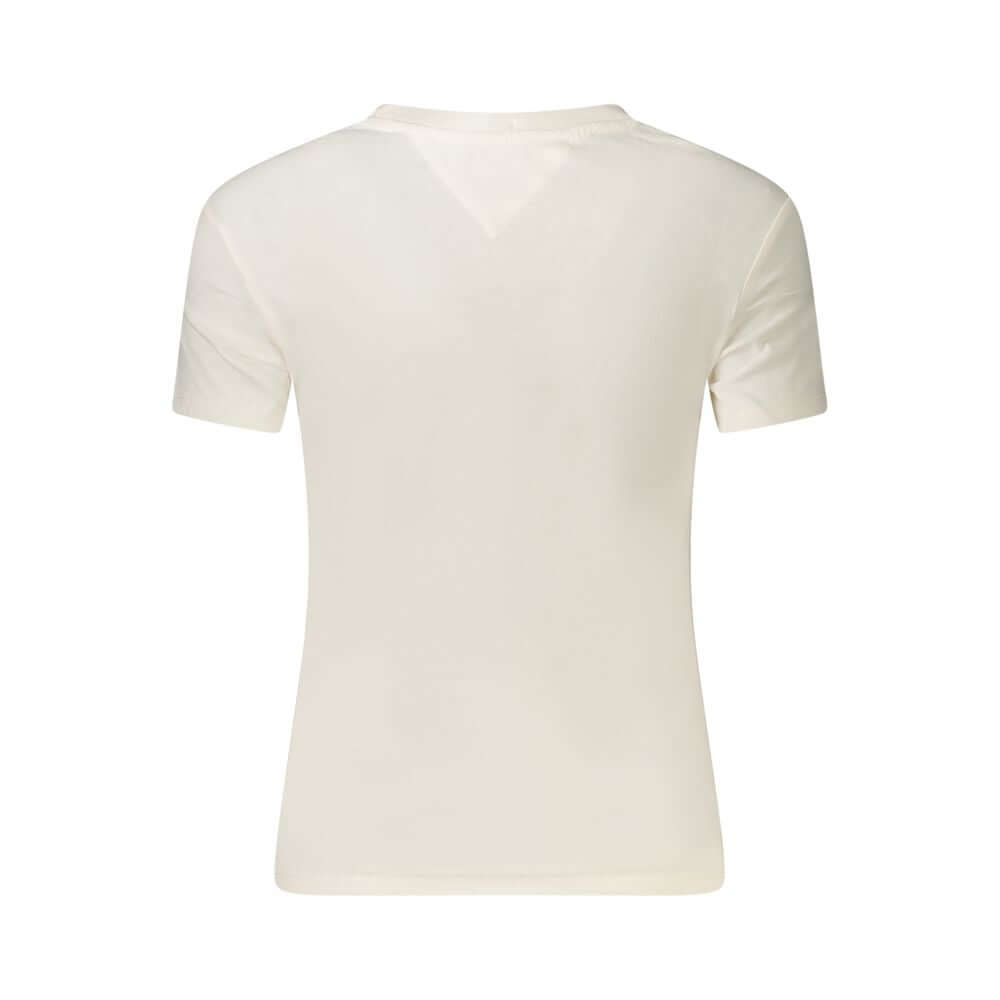 Tommy Hilfiger White Cotton Women T-Shirt $124.00 Tommy Hilfiger Luzworld