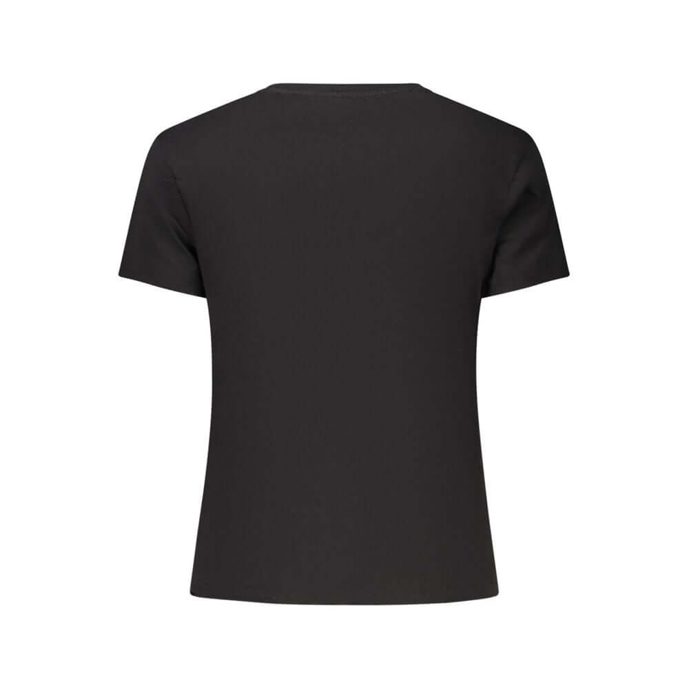 Tommy Hilfiger Black Cotton Women T-Shirt $124.00 Tommy Hilfiger Luzworld