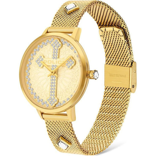Police Gold Stainless Steel Watch $258.00 Police Luzworld