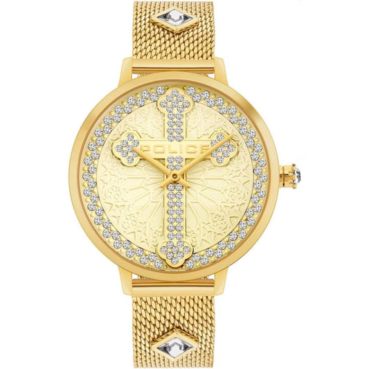 Police Gold Stainless Steel Watch $258.00 Police Luzworld
