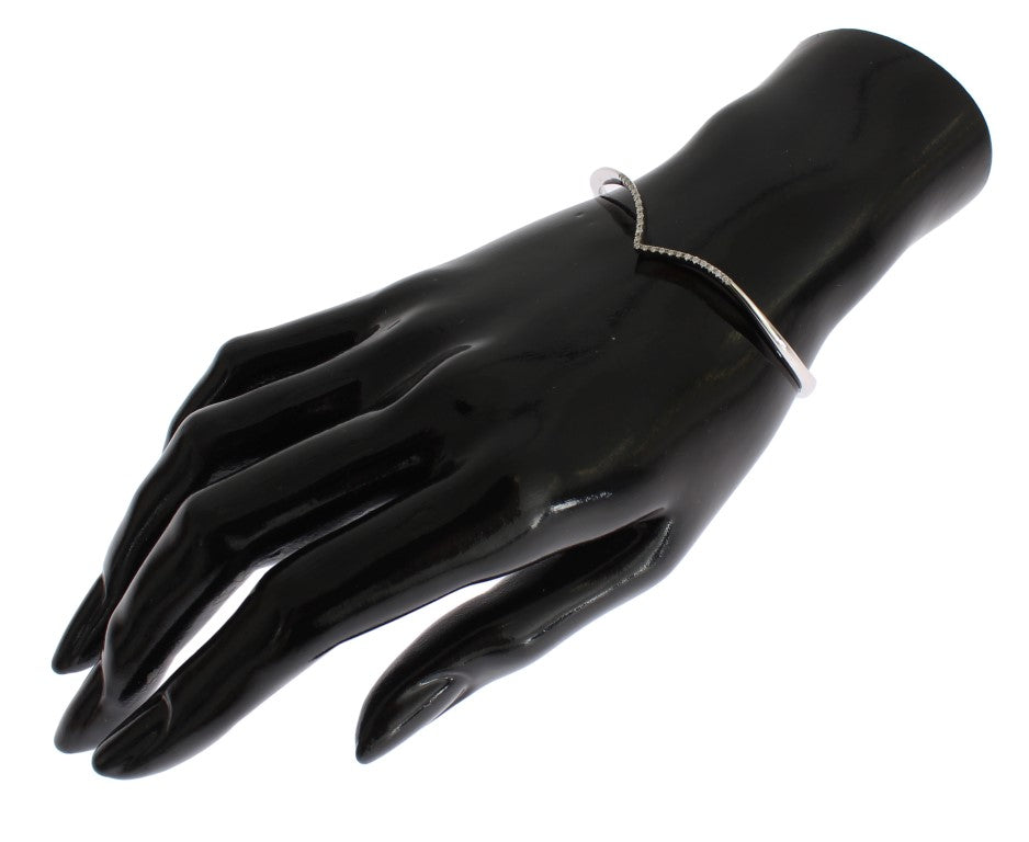 Nialaya Skyfall CZ 925 Silver Bangle Bracelet $334.00 Nialaya Luzworld