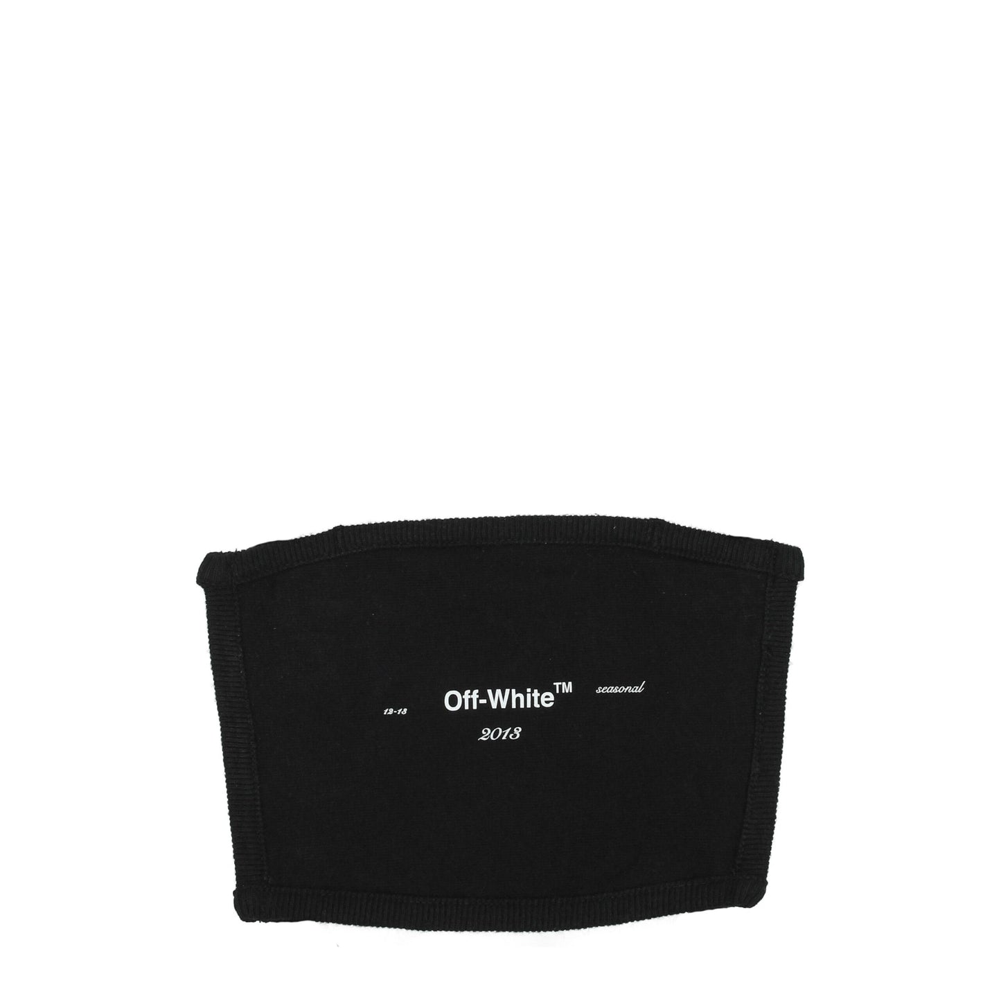 Off-White Black Cotton Facemasks $175.00 Off-White Luzworld