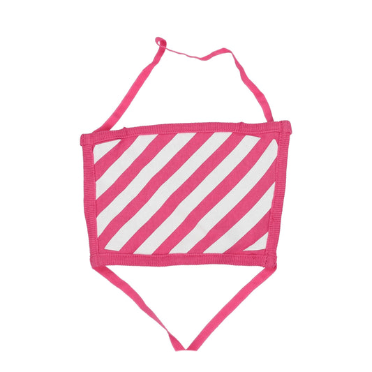 Off-White Pink Cotton Facemasks $175.00 Off-White Luzworld
