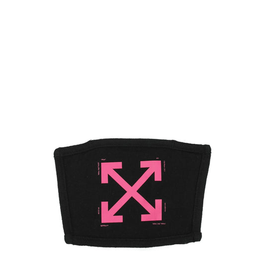 Off-White Black Cotton Facemasks $175.00 Off-White Luzworld