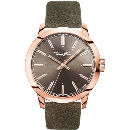 Thomas Sabo Green Leather Watch $569.00 Thomas Sabo Luzworld