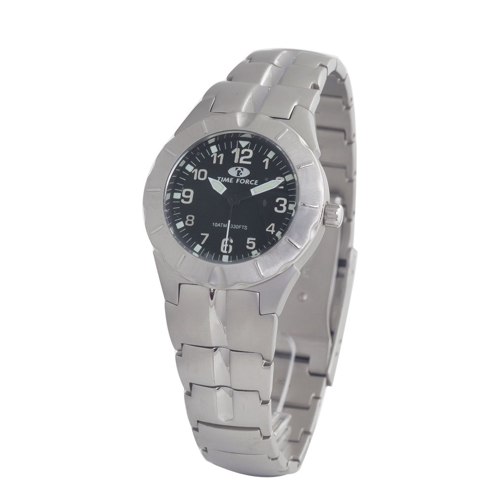 Time Force Silver Stainless Steel Watch $160.00 Time Force Luzworld
