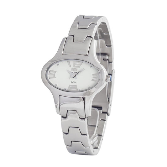 Time Force Silver Stainless Steel Watch $164.00 Time Force Luzworld