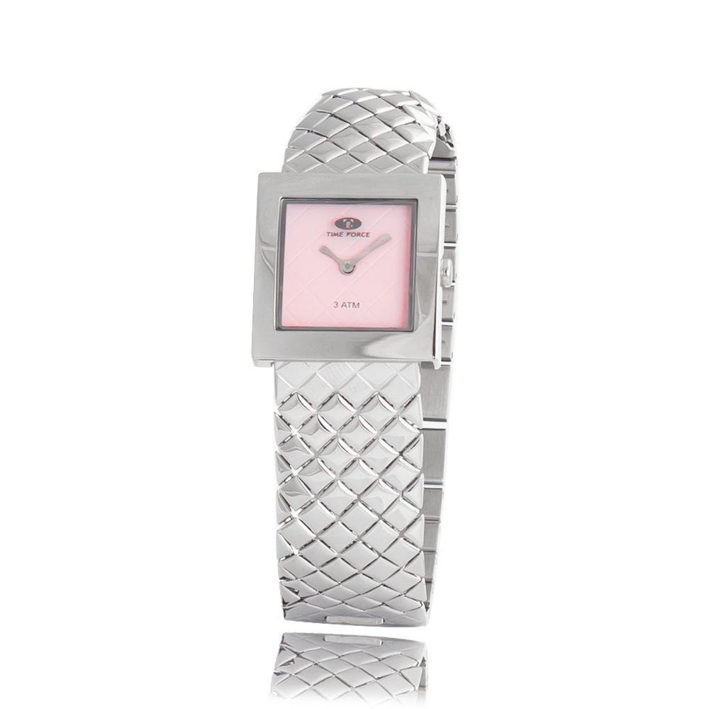 Time Force Silver Stainless Steel Watch $156.00 Time Force Luzworld