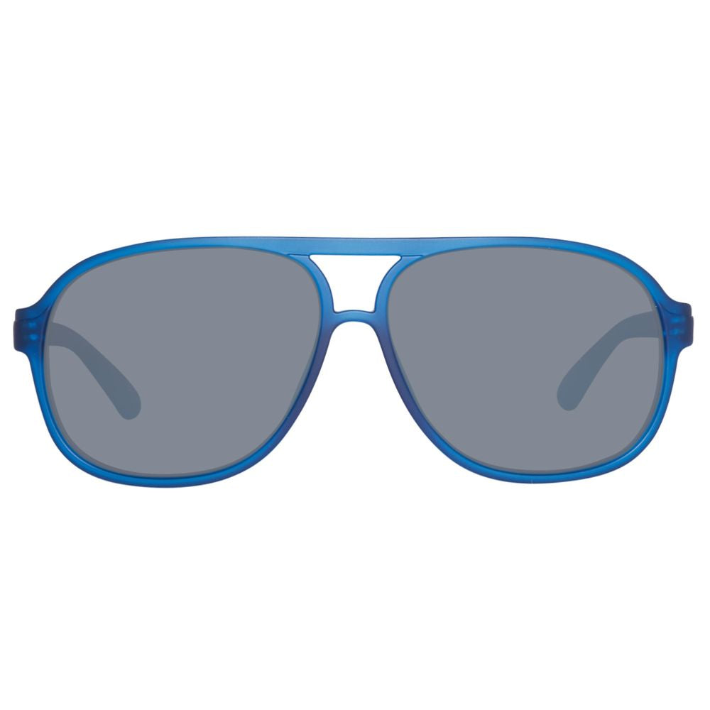Benetton Blue Injected Sunglasses $152.00 Benetton Luzworld