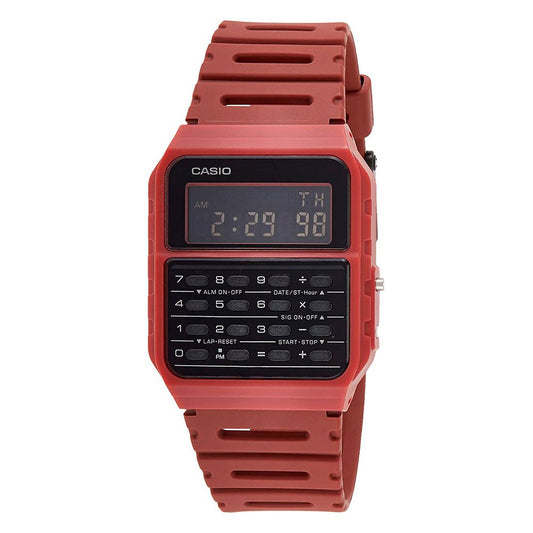 Casio Red Resin Watch $134.00 Casio Luzworld