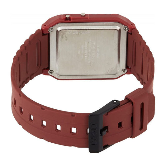 Casio Red Resin Watch $134.00 Casio Luzworld