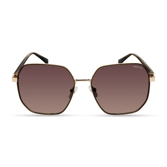 Kenneth Cole Gold Metal Sunglasses $217.00 Kenneth Cole Luzworld