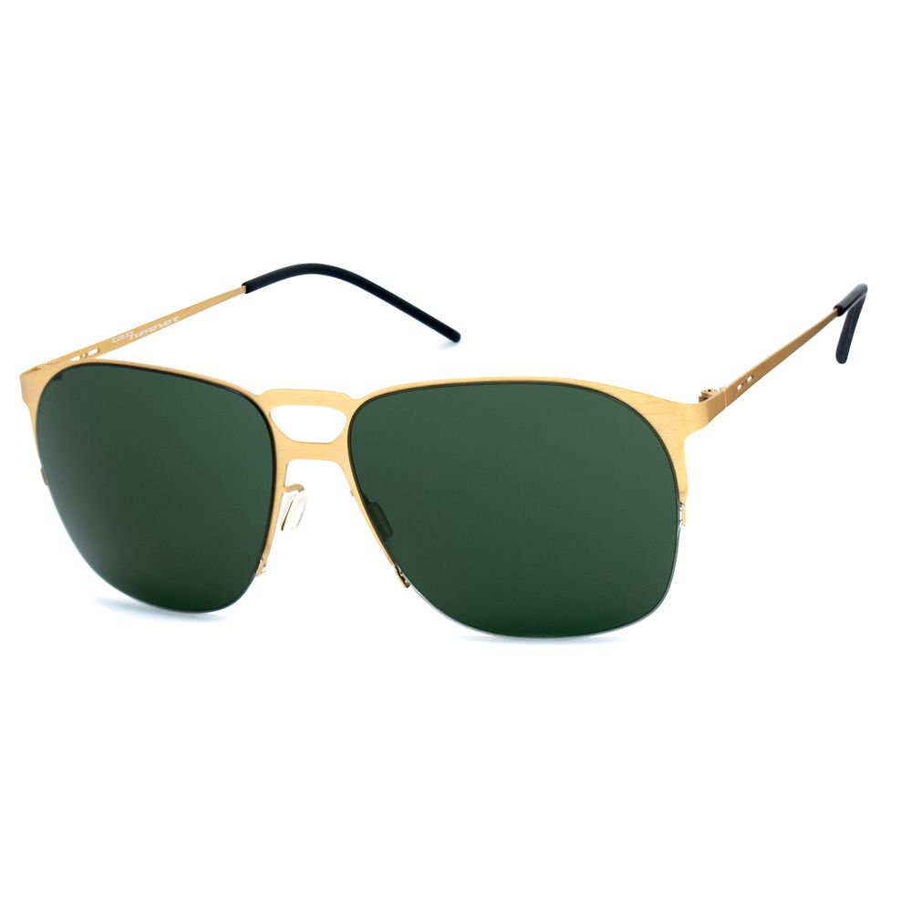Italia Independent Gold Metal Sunglasses $210.00 Italia Independent Luzworld