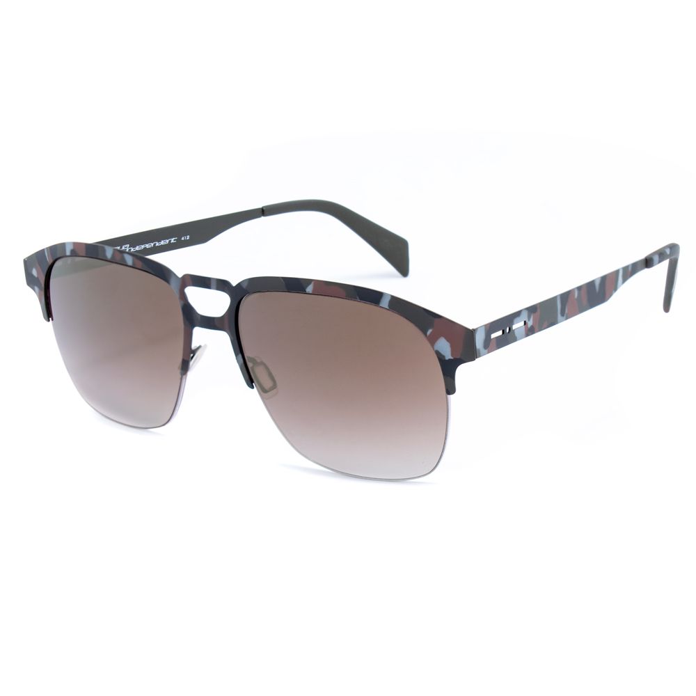 Italia Independent Gray Metal Sunglasses $207.00 Italia Independent Luzworld