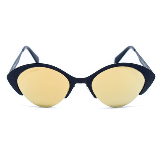 Italia Independent Black Metal Sunglasses $207.00 Italia Independent Luzworld