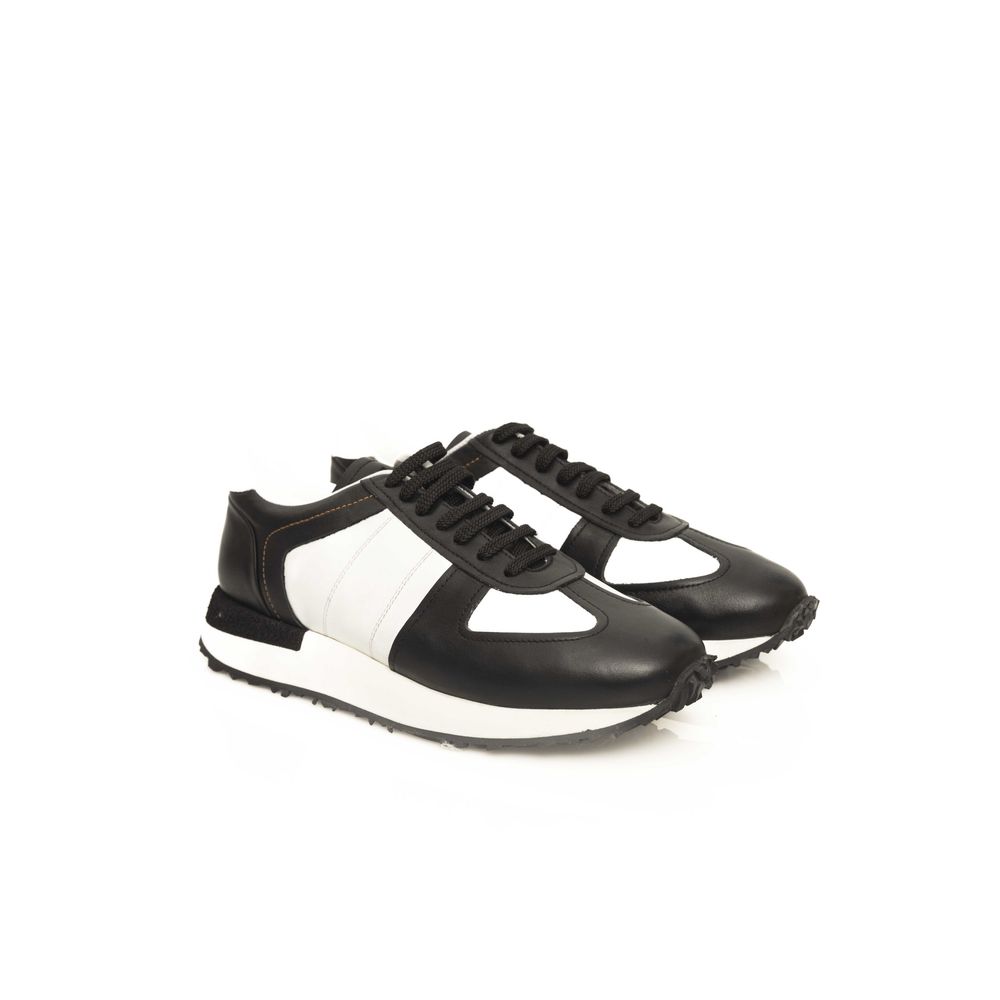 Cerruti 1881 Black Calfskin Men Sneaker $631.00 Cerruti 1881 Luzworld