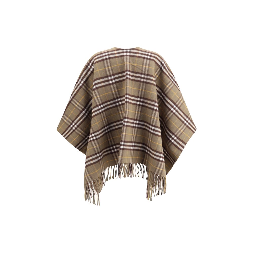 Burberry Wool and cashmere Check Cape $2118.00 Burberry Luzworld