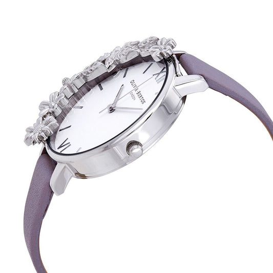Olivia Burton Purple Artificial Leather Watch $244.00 Olivia Burton Luzworld