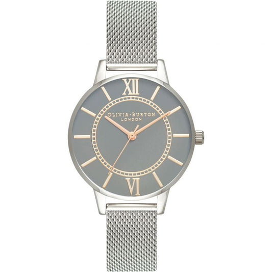 Olivia Burton Silver Stainless Steel Watch $220.00 Olivia Burton Luzworld