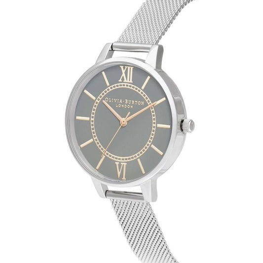 Olivia Burton Silver Stainless Steel Watch $220.00 Olivia Burton Luzworld