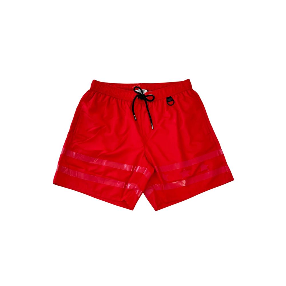 Iceberg Red Polyester Men's Swim Short $151.00 Iceberg Luzworld
