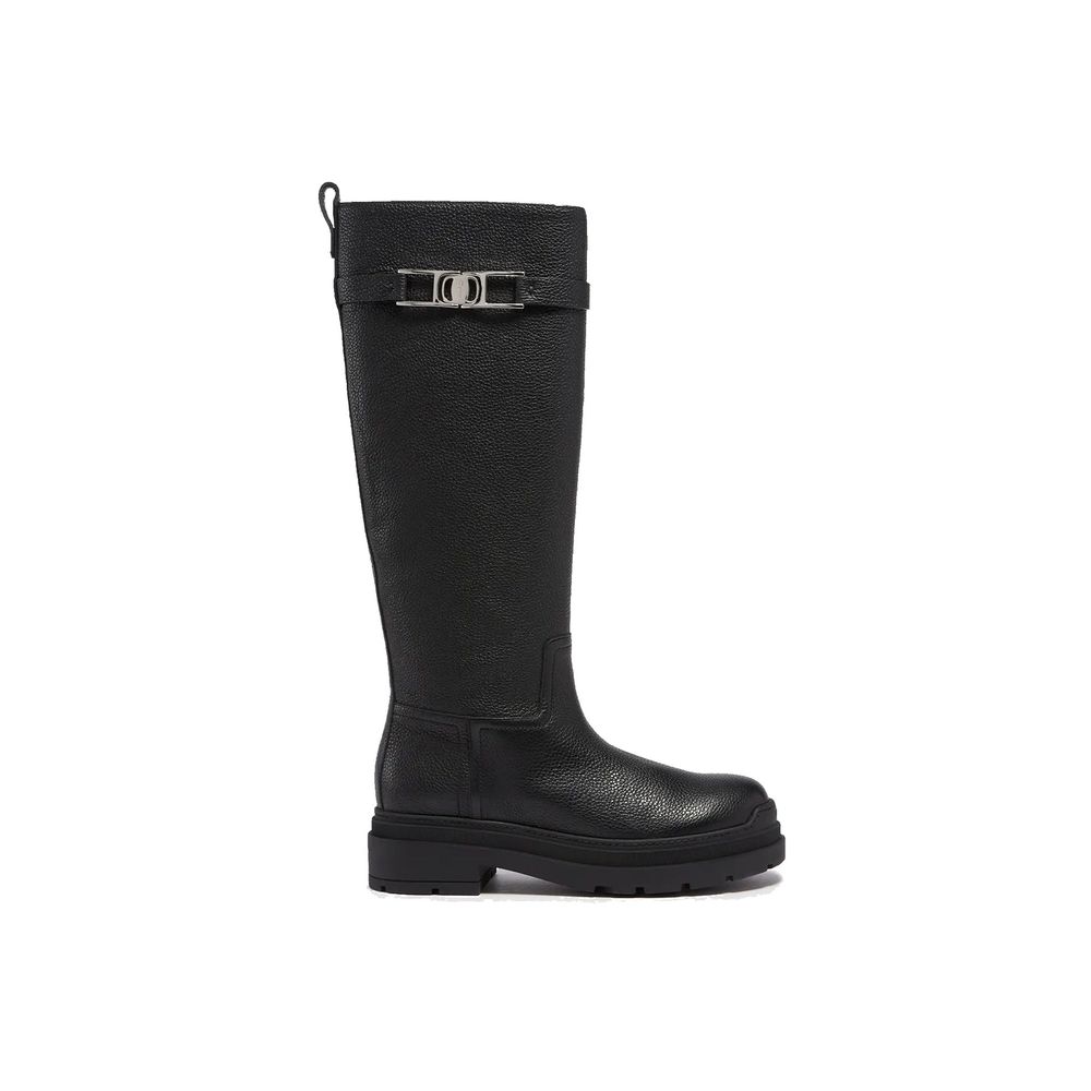 Salvatore Ferragamo Leather Boots $2431.00 Salvatore Ferragamo Luzworld
