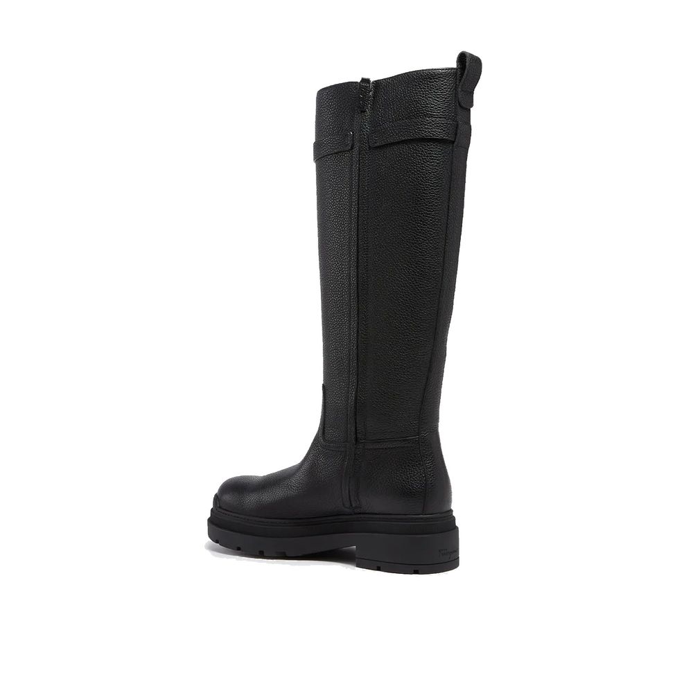 Salvatore Ferragamo Leather Boots $2431.00 Salvatore Ferragamo Luzworld