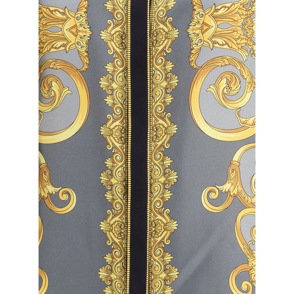 Versace Silk Cheetah Foulard Shirt $2477.00 Versace Luzworld