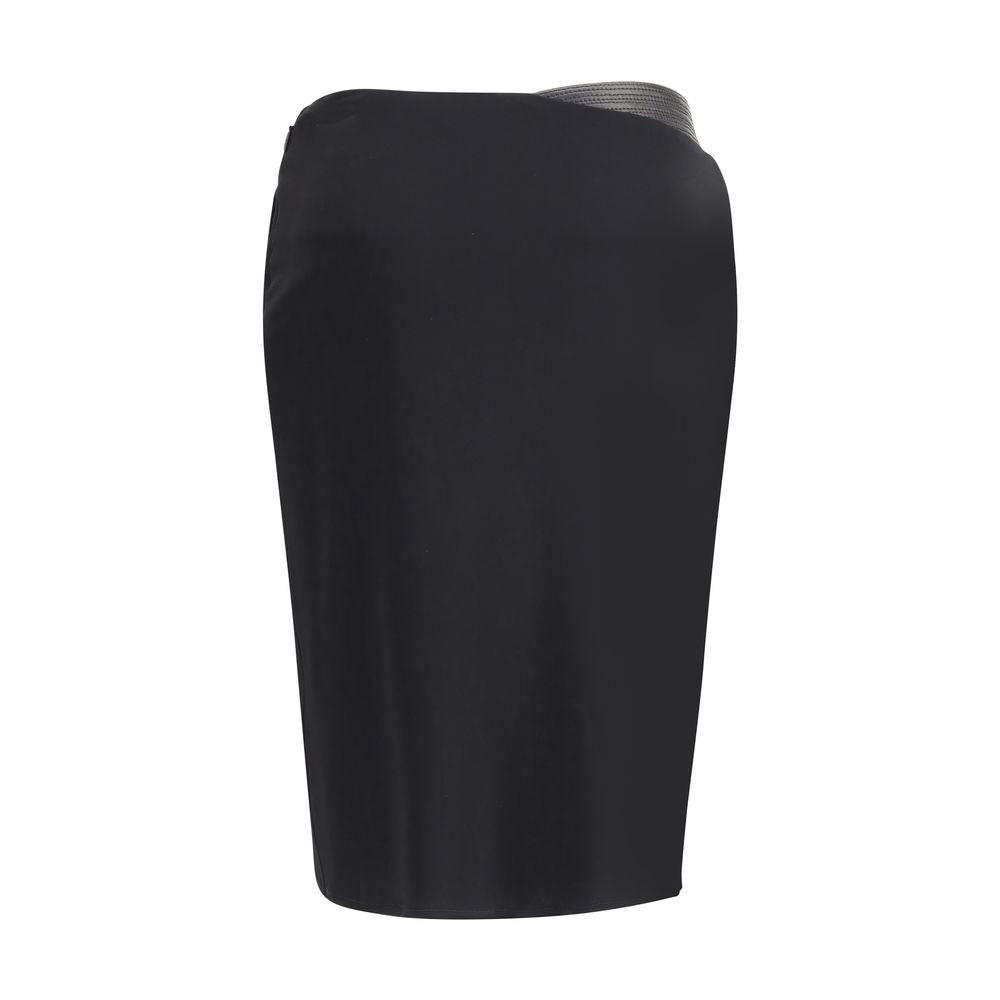 Versace Draped jersey Skirt $2633.00 Versace Luzworld