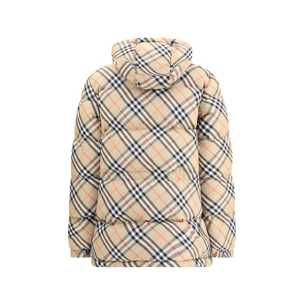 Burberry Hooded Check Down Jacket $3396.00 Burberry Luzworld