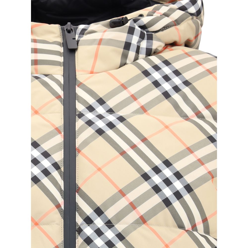 Burberry Hooded Check Down Jacket $3396.00 Burberry Luzworld