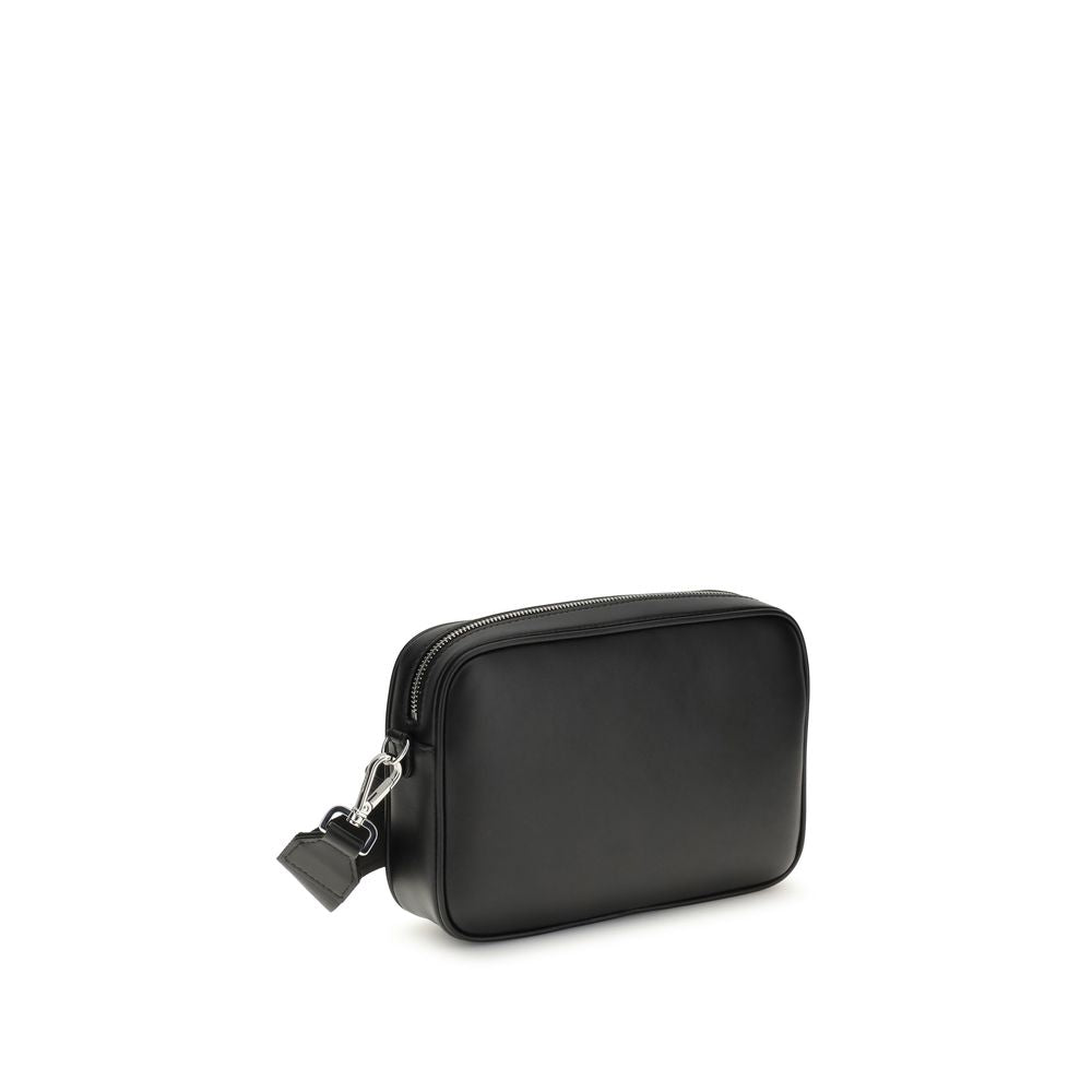 Fendi FF leather and canvas Shoulder Bag $2684.00 Fendi Luzworld
