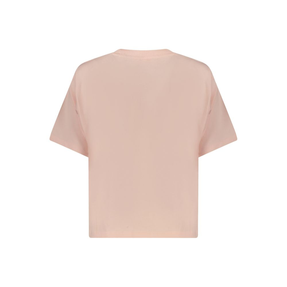 Guess Jeans Pink Cotton Women T-Shirt $125.00 Guess Jeans Luzworld