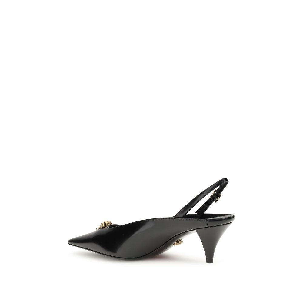 Versace La Medusa slingback Pumps $1692.00 Versace Luzworld