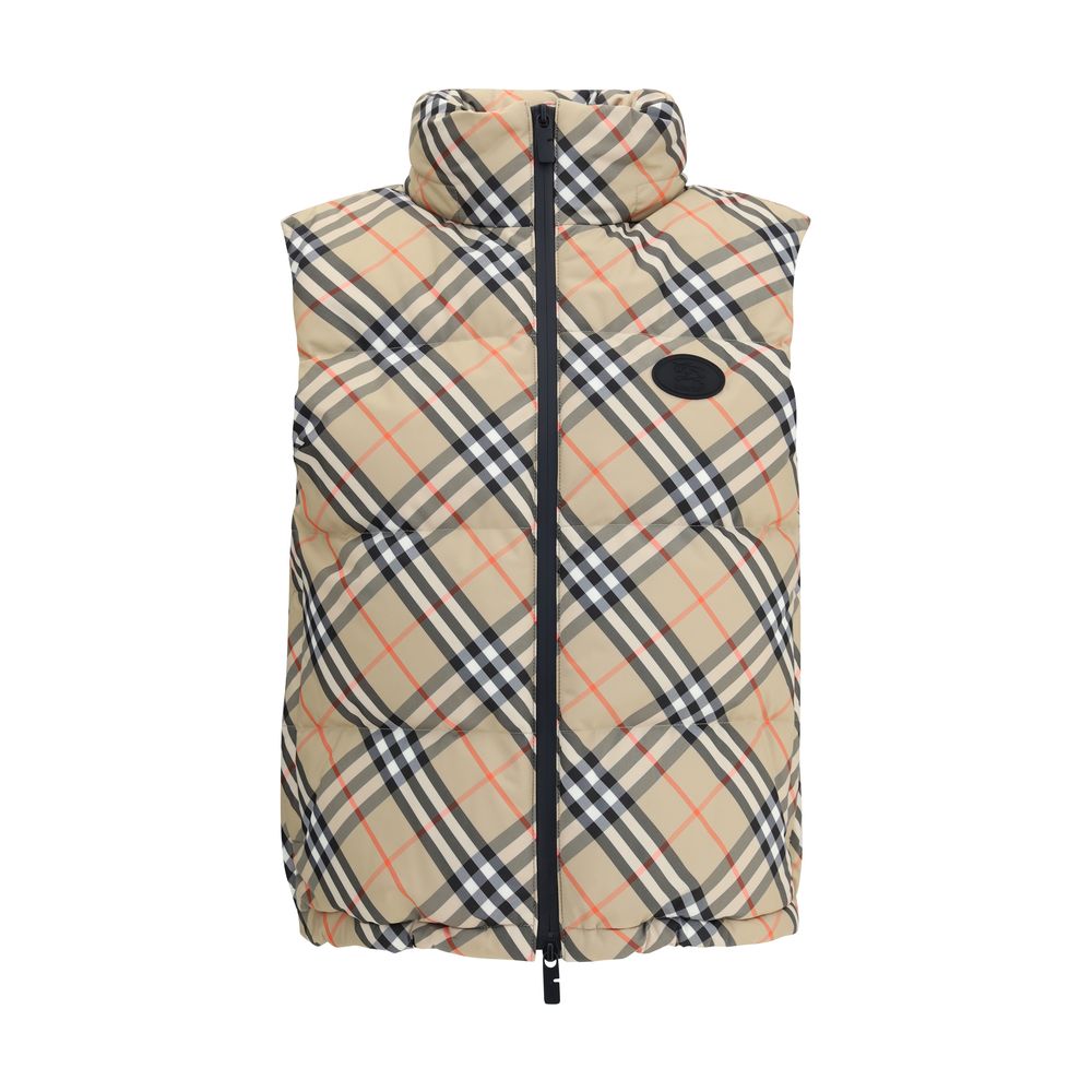 Burberry Check vest Down Jacket $2505.00 Burberry Luzworld