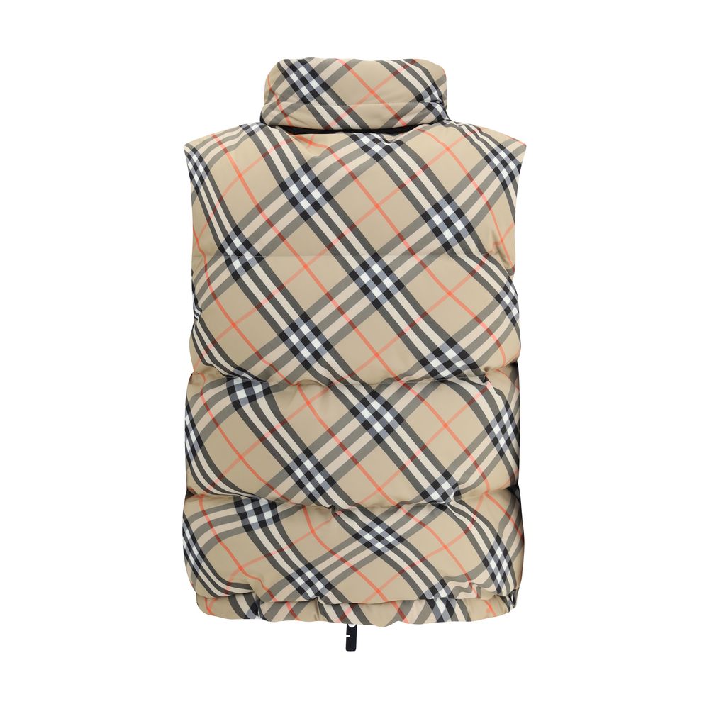 Burberry Check vest Down Jacket $2505.00 Burberry Luzworld