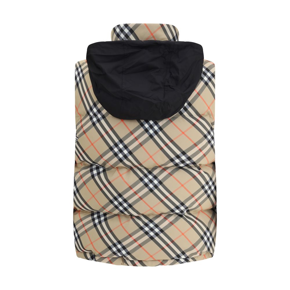 Burberry Check vest Down Jacket $2505.00 Burberry Luzworld