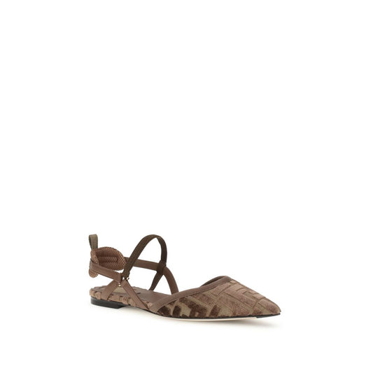 Fendi Colibrì Lite slingback Ballerinas $1652.00 Fendi Luzworld