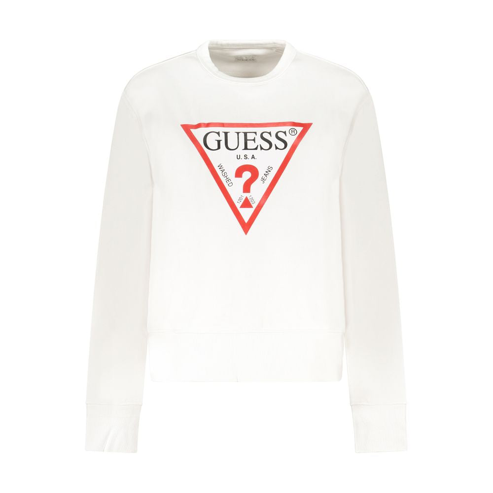 Guess Jeans White Cotton Women Sweater $197.00 Guess Jeans Luzworld