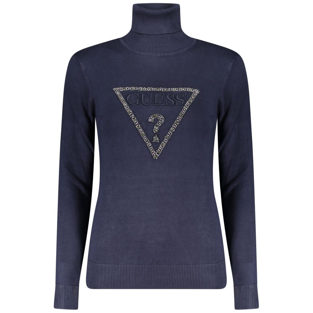 Guess Jeans Blue Viscose Women Sweater $213.00 Guess Jeans Luzworld